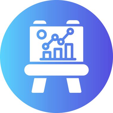 grafik ikonu vektör illüstrasyonu