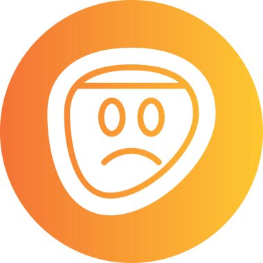 vektör emoji simgesi çizimi