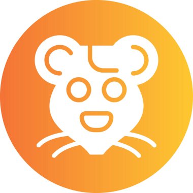 Hayvan. Web simgesi basit illüstrasyon