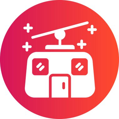 Helikopter simge vektör çizim