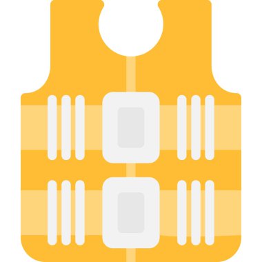 Sırt çantası. Web simgesi basit illüstrasyon