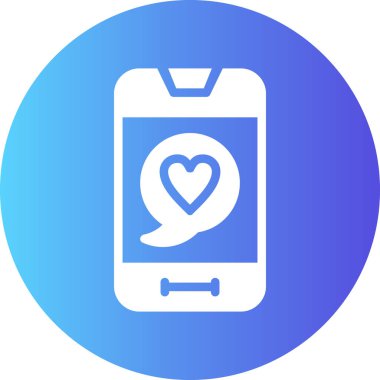 Cep telefonu simgesi, vektör illüstrasyonu