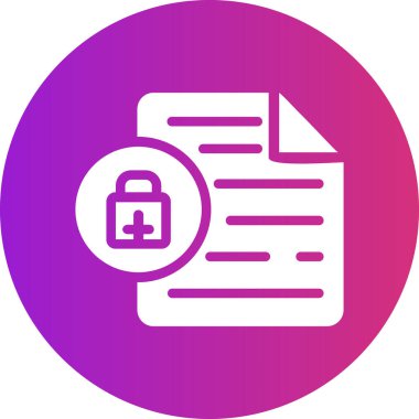 Belge simgesinin vektör illüstrasyonu