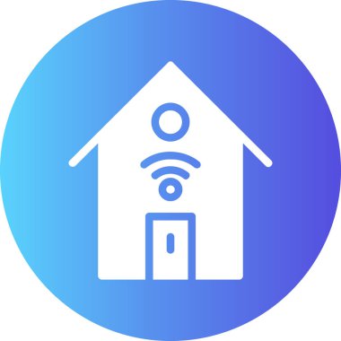 Kablosuz. Web simgesi basit illüstrasyon