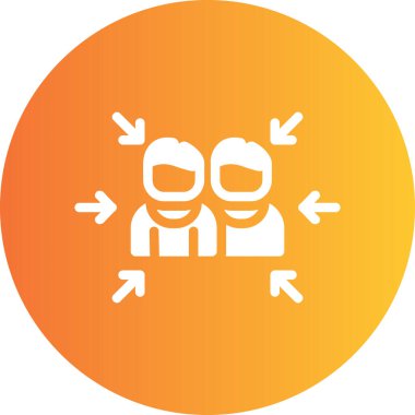 İnsan simgesinin vektör illüstrasyonu