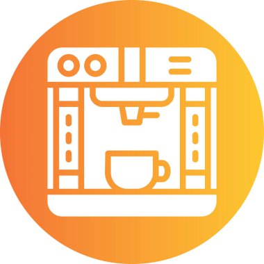 kahve fincanı vektör simgesi modern çizgi çizimi