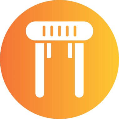 saç tarak ikonu vektör illüstrasyonu