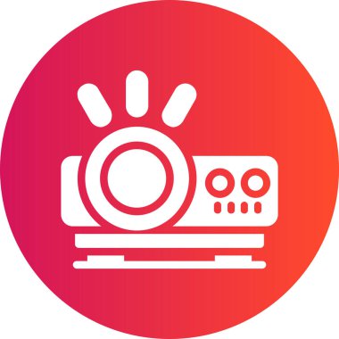 Kamera. Web simgesi basit illüstrasyon