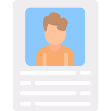 kullanıcı düz vektör simgesi