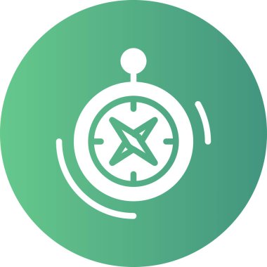 pusula simgesi modadan izole edilmiş arkaplan