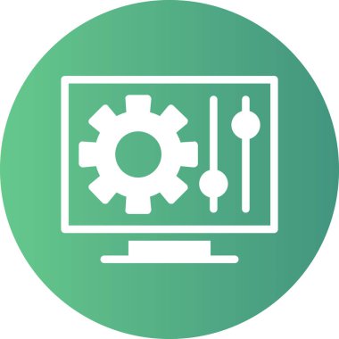 seo modern simgesinin vektör illüstrasyonu