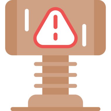 uyarı simgesi vektör illüstrasyonu