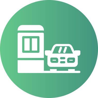 - Araba. Web simgesi basit illüstrasyon