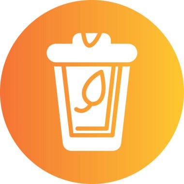 Kahve simgesinin vektör illüstrasyonu