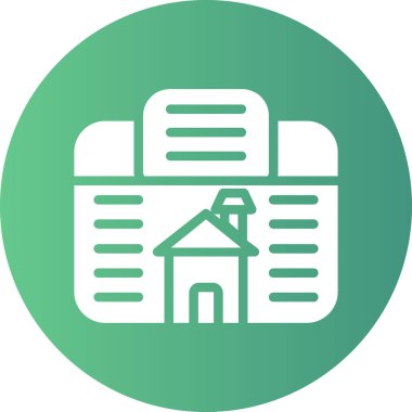 Emlak simgesi vektör illüstrasyonu