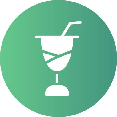 Yaz Kokteyli Gradyan, Basit Vektör Tasarımı