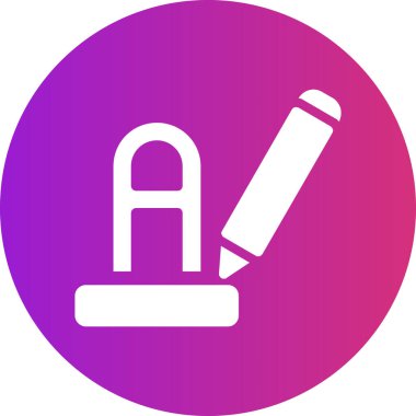 Modern bir simgenin vektör illüstrasyonu