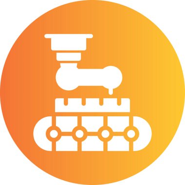 Tren İstasyonu simgesinin vektör illüstrasyonu