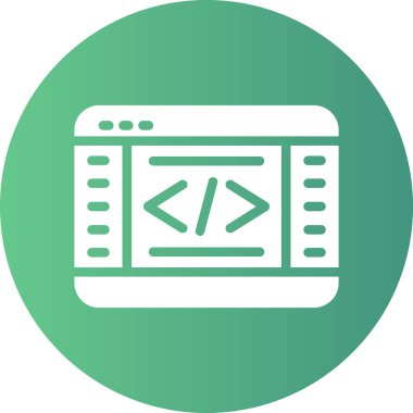 tarayıcı simgesi vektör illüstrasyonu