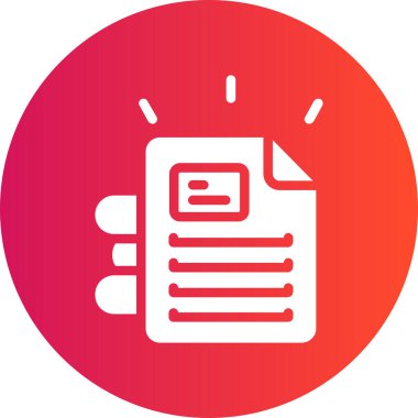 Dosya. Web simgesi basit illüstrasyon