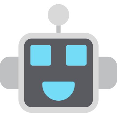 robot vektör simgesi düzenlenebilir vektör çizimi