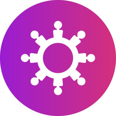 Bir kar tanesinin vektör çizimi