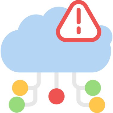 bulut hesaplama vektörü simgesi