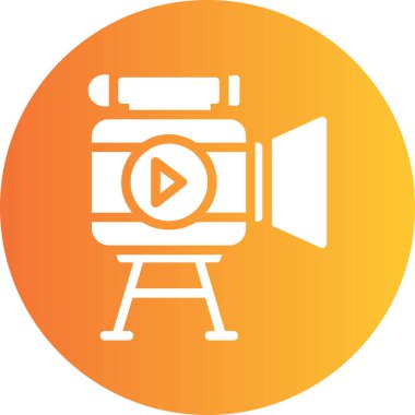 Kamera. Web simgesi basit tasarım