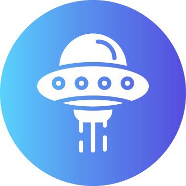 ufo. Web simgesi basit illüstrasyon