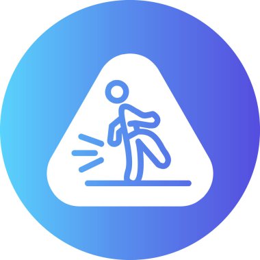 Çalışan adam simgesi vektör illüstrasyonu