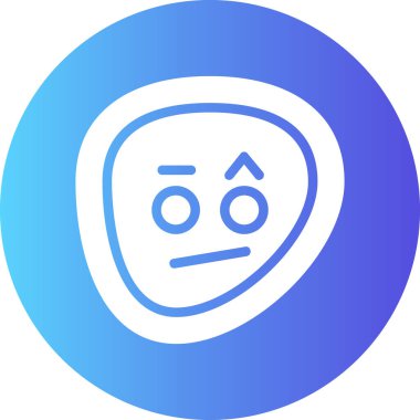 Moda düz renkli vektör emoji simgesi