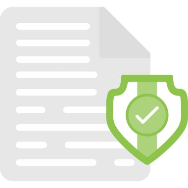 Kontrol Listesi Düz Vektör Simgesi