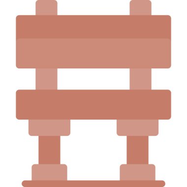 inşaat vinç simgesi, vektör illüstrasyon