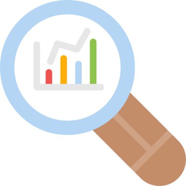 düz biçimli analitik grafik grafik simgesi
