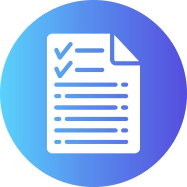 Belge. Web simgesi basit illüstrasyon