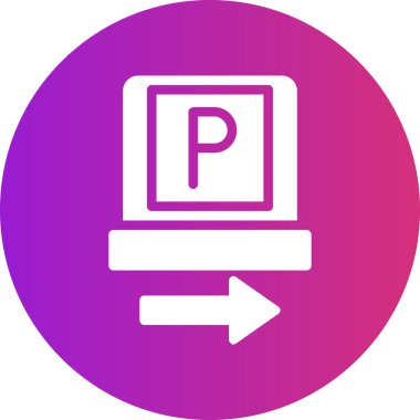 Modern simgenin vektör illüstrasyonu