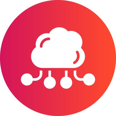 vektör Bulut simgesi illüstrasyonu