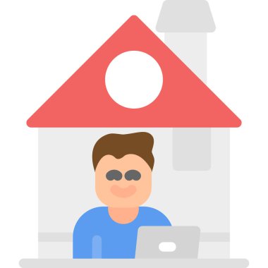 Ev. Web simgesi basit tasarım