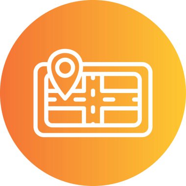 vektör Lcd düz simgesi