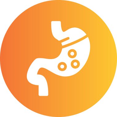 mide ikonu vektör illüstrasyonu