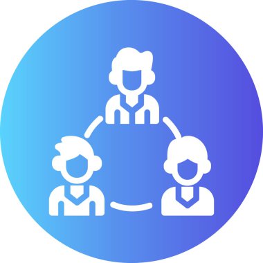 İnsanlar. Web simgesi basit illüstrasyon