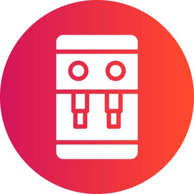 Bir makinenin vektör simgesi