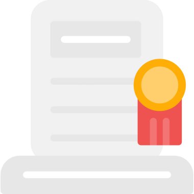 belge dosya simgesi düz biçimli