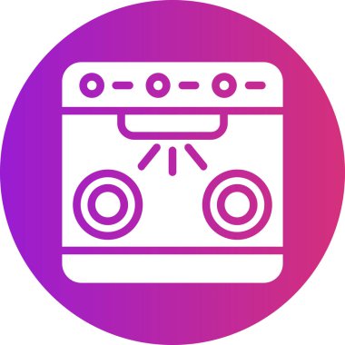 Mutfak. Web simgesi basit illüstrasyon