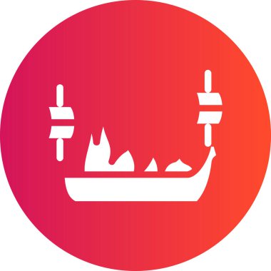 Yangın. Web simgesi basit illüstrasyon