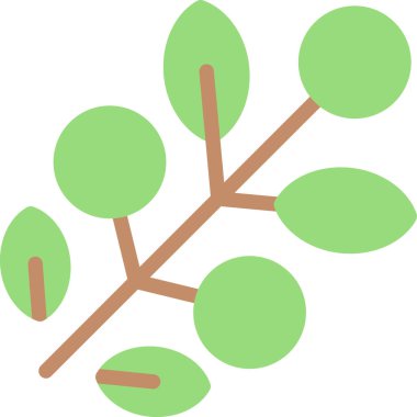 Ağaç. Web simgesi basit illüstrasyon