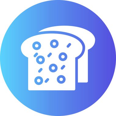 ekmek web simgesi basit tasarım