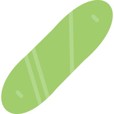 Yeşil yaprağın vektör çizimi