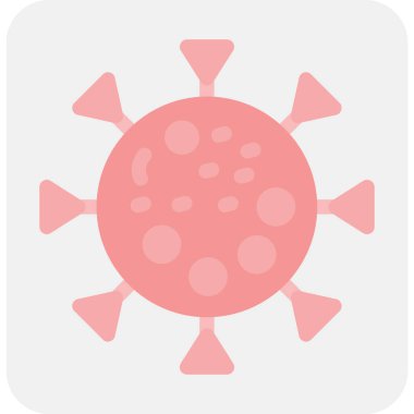 Virüs ikonu vektör illüstrasyonu