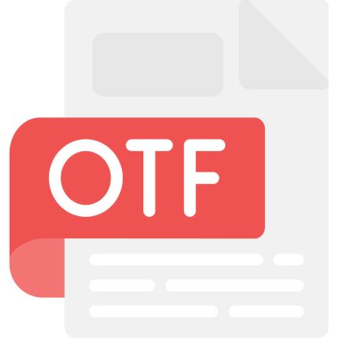 dosya biçimi simgesi, vektör illüstrasyonu